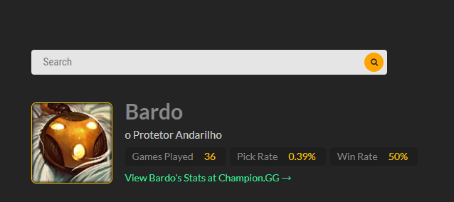 kontakt binding Plateau Nick Smith on Twitter: "How come whenever I search "Bard" on probuilds, it  becomes "Bardo o Protetor Andarilho" https://t.co/qMliNqDi6g" / Twitter