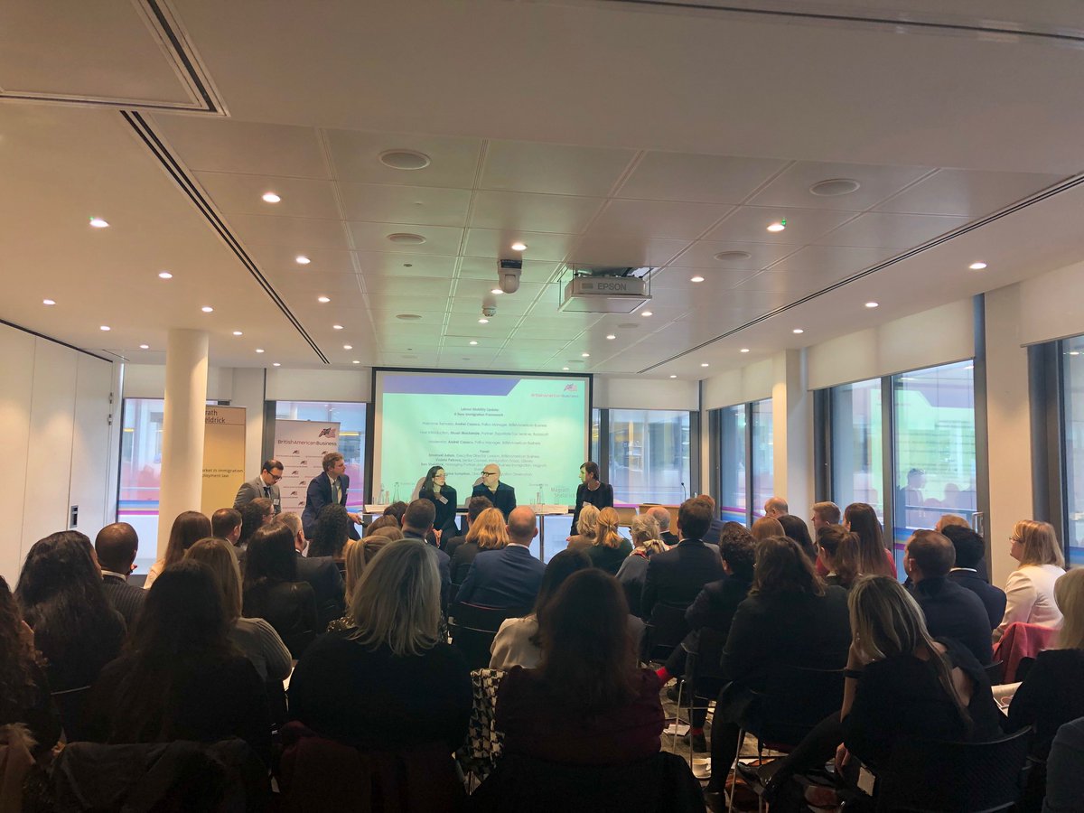 MagrathSLLP's tweet photo. Thank you to @BritAmBusiness  and @Buzzacott for partnering with us this morning on this extremely timely event discussing transatlantic mobility of talent and the UK government’s recently published policy for a new points based immigration system. #Immigration https://t.co/m4ftbKL6c2