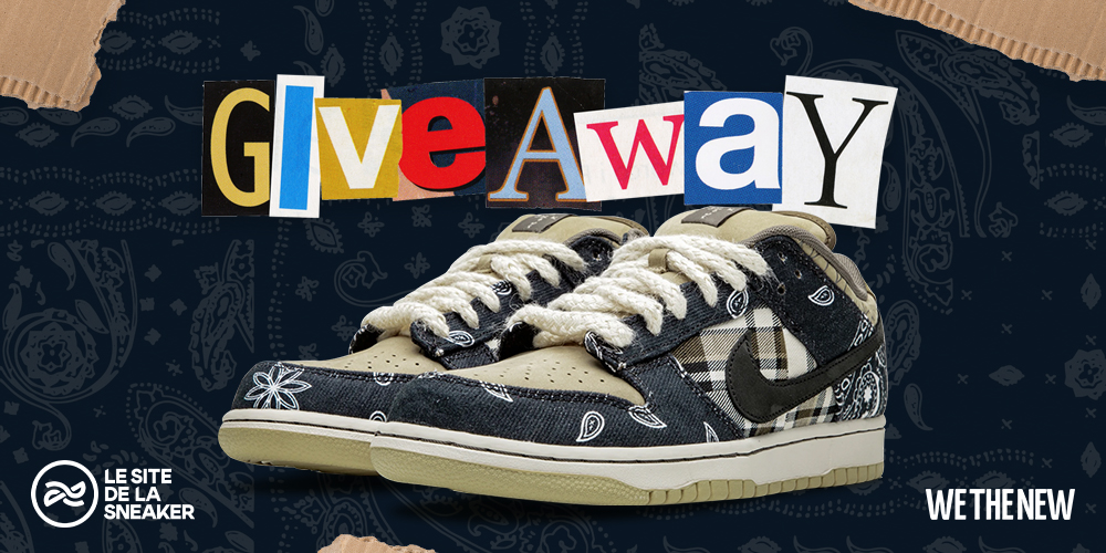 lsdls's tweet photo. #GIVEAWAY ALERT 🌵🔥

Avec @wethenewfr on te fait gagner la Nike SB Dunk Low x Travis Scott dans ta pointure !

Pour participer :
➡️ Follow les comptes @wethenewfr et @lsdls
➡️ RT ce post en indiquant ta pointure

Résultat le 6/03 en live sur la chaîne YouTube @lsdls 🍀 https://t.co/lOk0Oqinuy