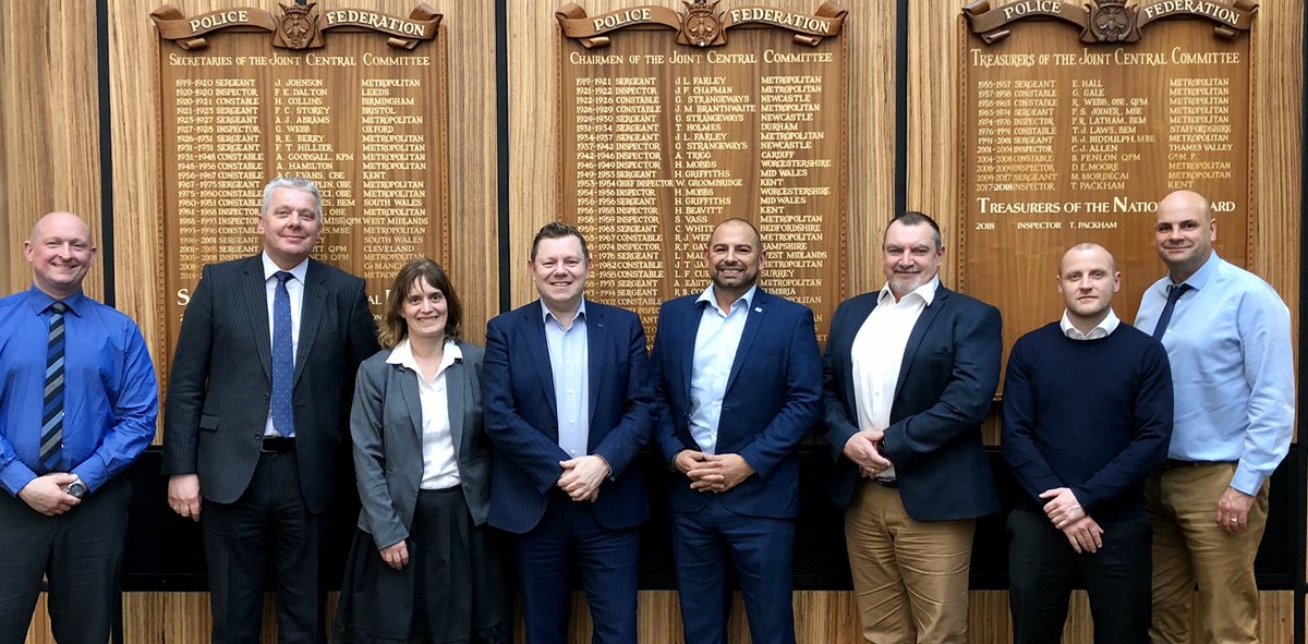 BTPolFed's tweet photo. A very useful meeting with @PFEW_Chair @PFEW_Che @PFEW_HQ @CNPolFed @DefencePolFed it’s good to talk and share concerns and ideas. Standing together representing our members is better for all, no matter what the cap badge. #OnePoliceFamily #WorkingTogether. https://t.co/NA8gXeEFEj