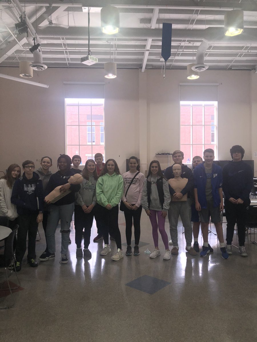 coachpete50's tweet photo. These @NagelNighthawks Sports Med students are now @American_Heart CPR/AED certified!  Congrats. #nagelbethechange https://t.co/K9LN7fknFw