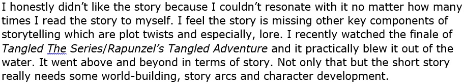 Bright_Bramley's tweet photo. @wrtewll @togetherand1 @TangledSeries This is my answer to the eighth question of "I Used To Live Here". #WritingWell #TangledTheSeries #RapunzelsTangledAdventure #Disney #DisneysTangled https://t.co/TEiEoVPlfy