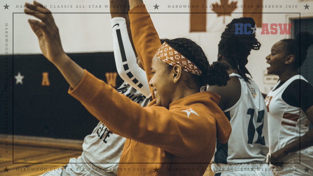 HardwoodClassix's tweet photo. 𝓗𝓪𝓻𝓭𝔀𝓸𝓸𝓭 𝓒𝓵𝓪𝓼𝓼𝓲𝔁 𝓐𝓵𝓵-𝓢𝓽𝓪𝓻 𝓦𝓮𝓮𝓴𝓮𝓷𝓭 | Women's Game | HCASW All-Star Sunday presented by @newbalancehoops | 📸 by @joshbryanscott 
#HCASW #HardwoodClassix #newbalancecanada #wegotnowredmilesinc https://t.co/EtdVZp4ixv