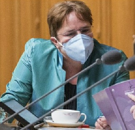 Globi im Bundeshaus.