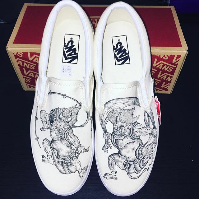 和柄スニーカー