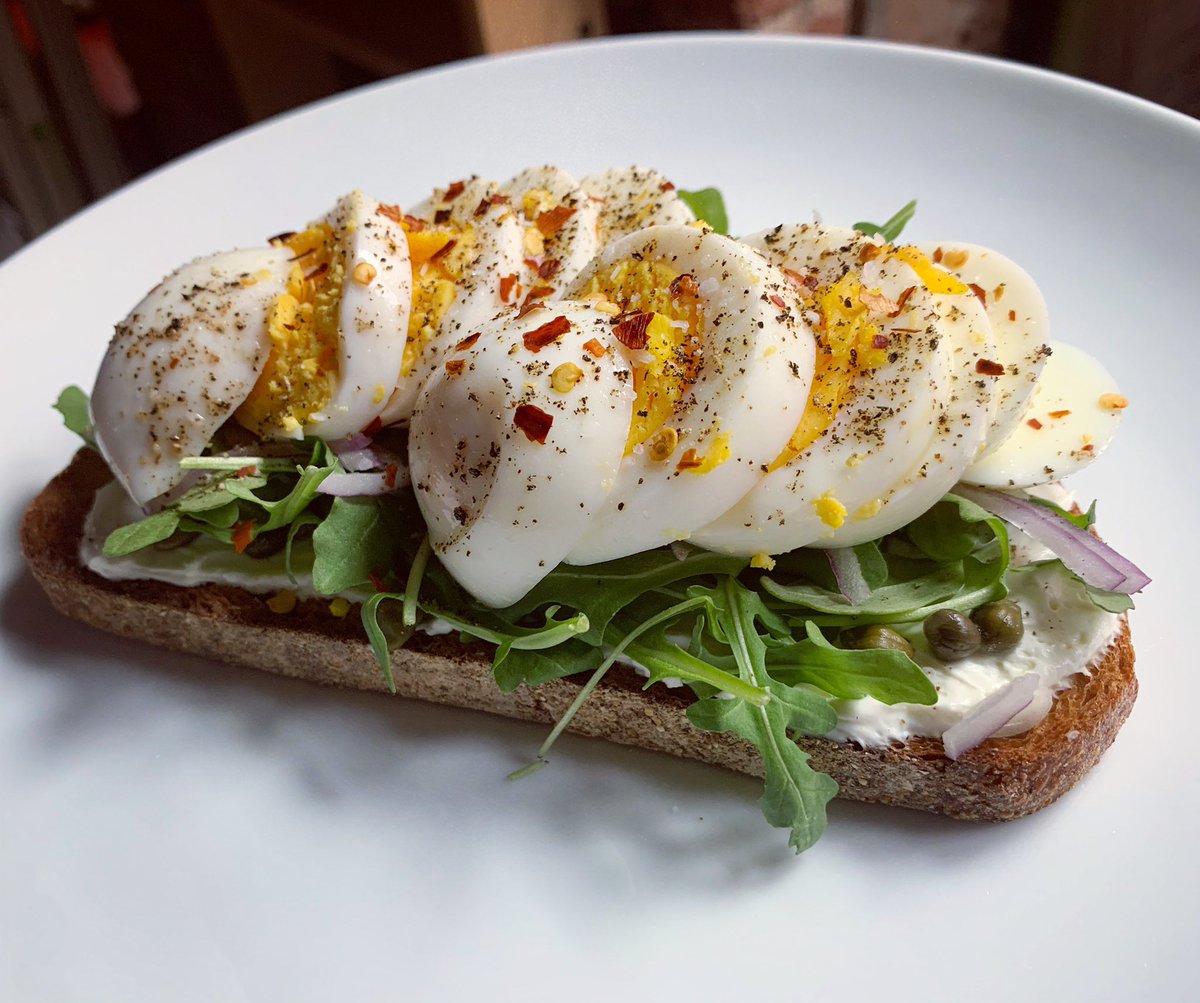 Monday Mornings at home 🏡 (missing the smoked salmon but the end is in sight! 2 more months!) #BreakfastAtHome