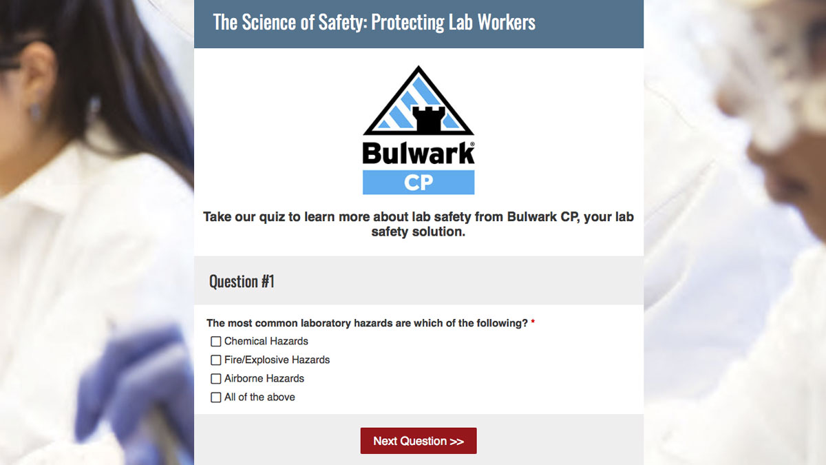 LifelineEducat1's tweet photo. Take our quiz to learn more about lab safety from BulwarkProtects CP, your lab safety solution.
https://t.co/nnLD3oNmdI https://t.co/Qo9JSMr2O1