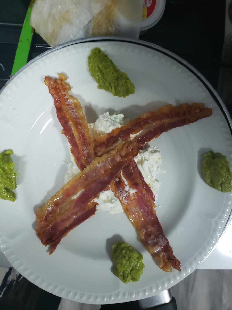 officialmcafee's tweet photo. You guys are about as useful
As a fish
With a bicycle!!!

Anyway ...

Here's my bacon and
Whipped cream creation.

I added guacamole for color. https://t.co/0Ptf6sHEek
