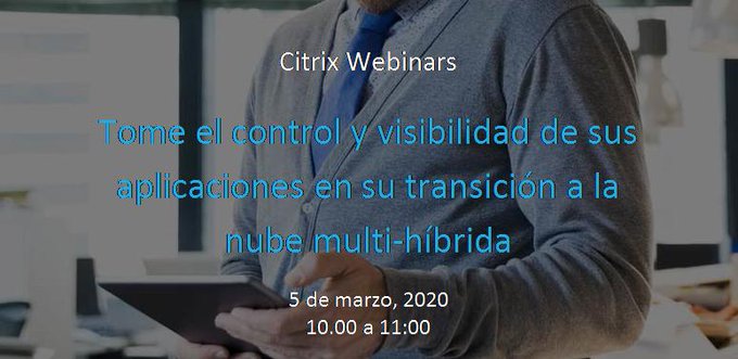 NunoPSilveiro's tweet image. El próximo 5 de marzo vamos a hablar de los retos y soluciones para manter el control y visibilidad de  aplicaciones en entornos de multi nube híbrida! Registrate en: lnkd.in/dWZQsuY  #Citrix #citrixnetworking #citrixadc #nube #nubehibrida #multinube #CitrixIsHow