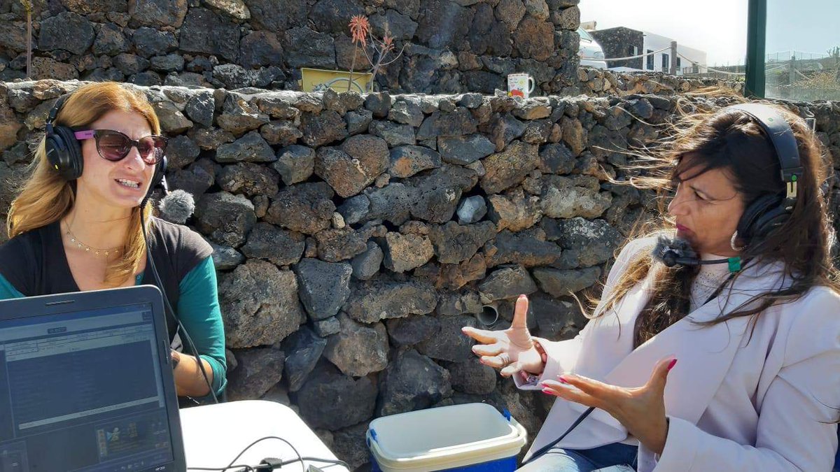 JerryLefever's tweet photo. Last Friday @LanzaroteMix radio program was live from @Aloedelanzarote near Orzola. You can listen to the program podcast again https://t.co/RNYMI1Czza . . . @ChicLanzarote @TurismoLZT @Lanzaitalia @LanzaEcoInsider @winetourslanz https://t.co/dtxL4Zi7Nv