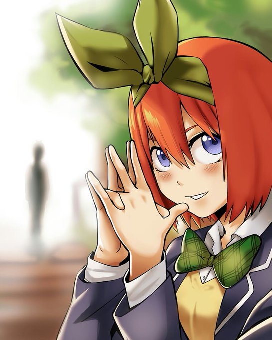 Zen SketchesさんがTwitterに投稿した中野四葉(五等分の花嫁)のイラスト。