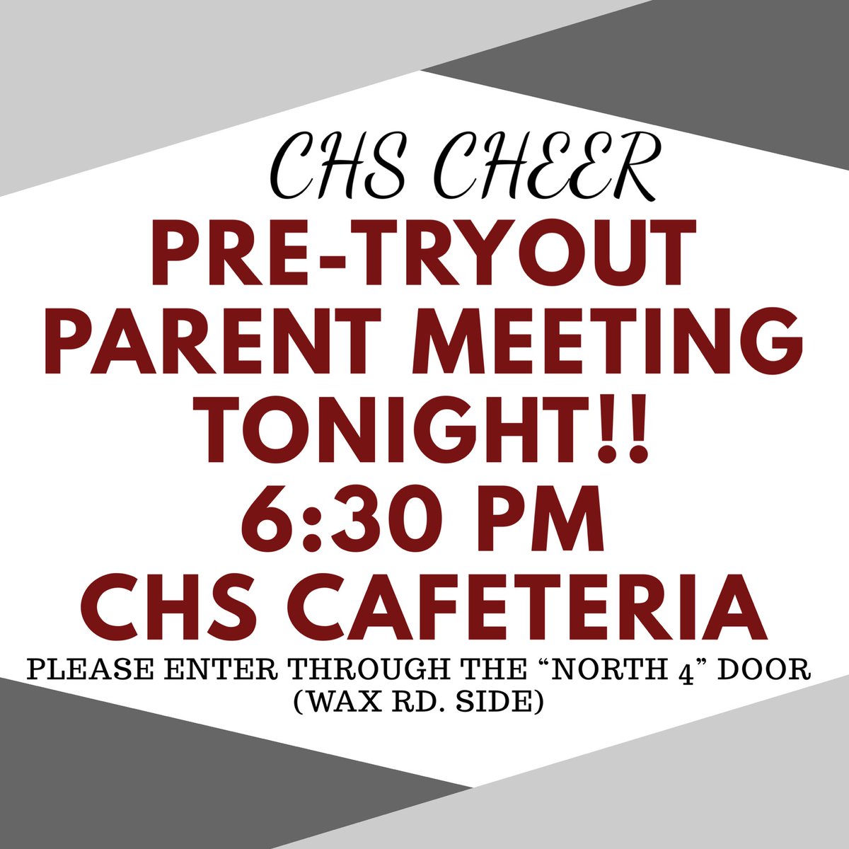 CHSwildcatcheer's tweet photo. Today!!!! https://t.co/ihAQJUlxnF