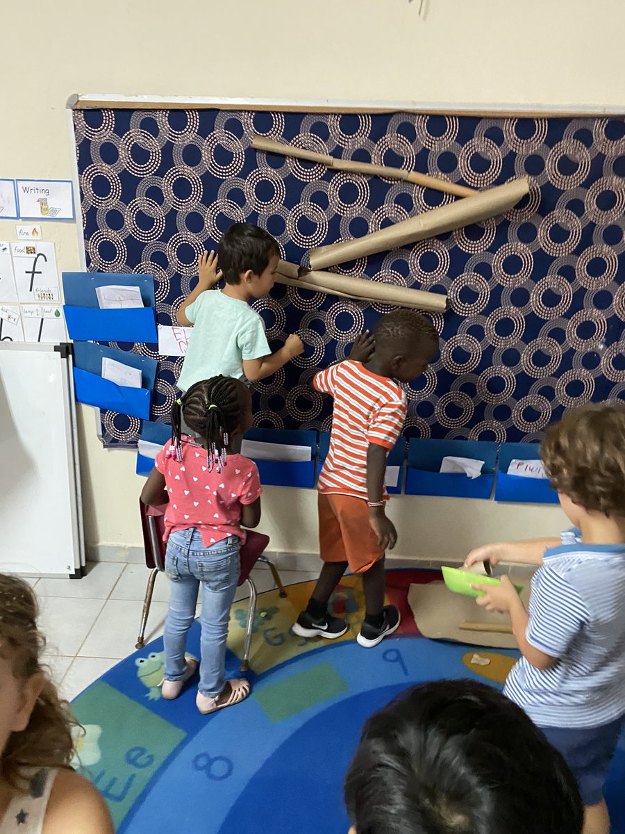 ELC learners were presented with a problem. How can we slow the fall of a marble to five seconds? The challenge begins...watch this space. #aismlearns
