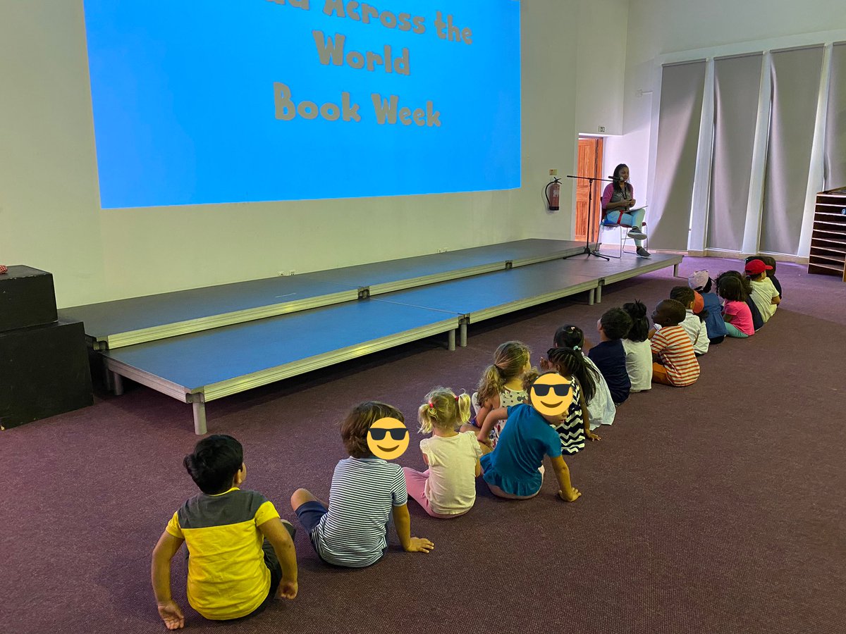 ELC took park in the launch of another exciting Book Week! Thanks <a href="/LibrarianVega/">Mrs.VegatheLibrarian</a> #aismlearns
