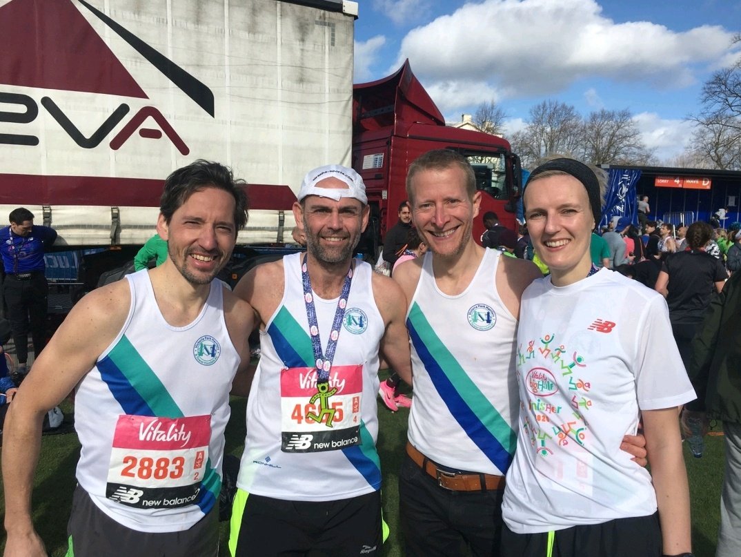 vphthac's tweet photo. Over 120 fully charged VPHers raced the @OfficialBigHalf at the weekend, with an insane amount of PBs, one pair of PJs, 13.1 miles and loads of smiles. #vph4ever
Club results - https://t.co/TxI4GMkX3c https://t.co/IqC0BkPA7M