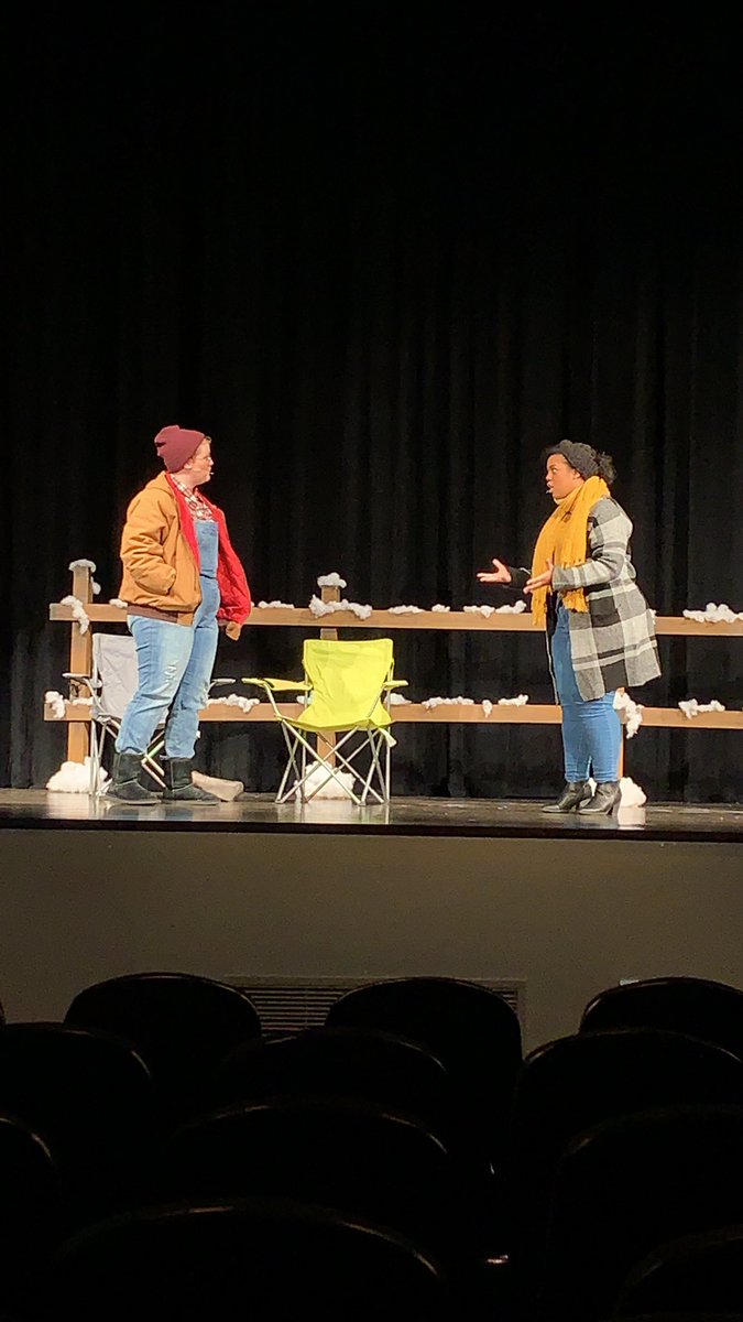 BSHSPerformArts's tweet image. A little sneak preview of Almost, Maine! Opening night is this Thursday at 6:30p (doors at 6) in the BSHS Auditorium. @bshsprincipal