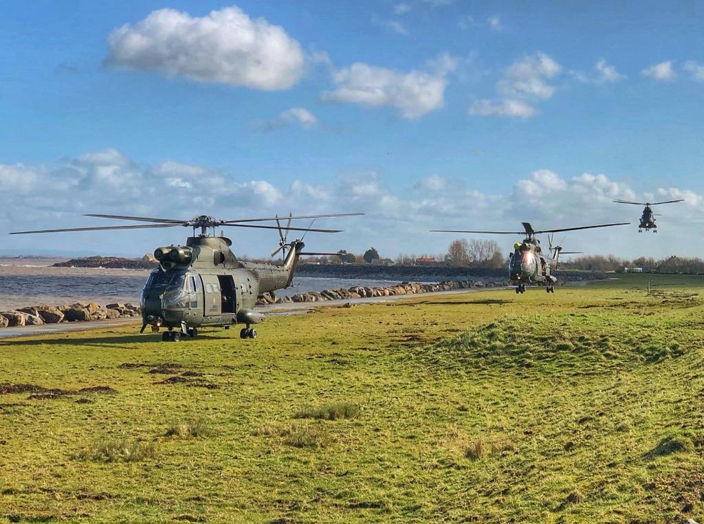 watchetCoastie's tweet photo. Busy day coordinating #multiagency training exercise with @RoyalAirForce #PumaForce for @ASPolice &amp; partner agencies including #HinkleyPoint&amp; @bristolport . @jesip999 . @WatchetCRT @ASPSpecials @ExmoorSRT @AandS_SAR @MendipCR @swasFT @CNCHinkleyPoint @barbhovercraft @BurnhamRNLI https://t.co/XkVGMGE0lI