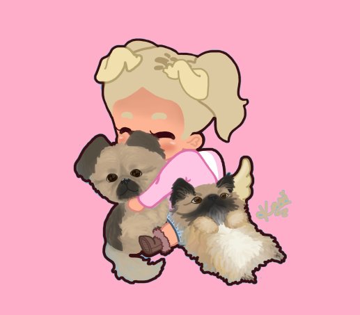 namuruwu's tweet photo. gracias @KariiSui por este hermoso dibujito que hiciste junto a mis perritas 💕 es muy especial para mi <3 atesorarloooo ❤❤❤😊🐶🐶💞 https://t.co/evWAMYgZqG