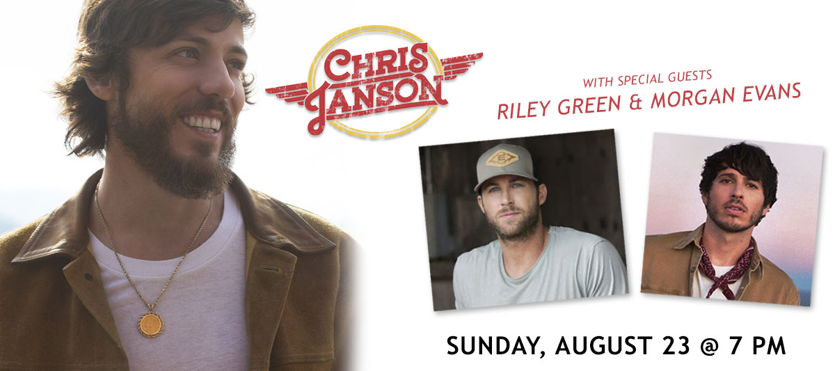 Log on to darkecountyfair.com this Saturday, March 7 at 9am to get your tickets to this year's fair concert featuring country music sensation <a href="/janson_chris/">Chris Janson</a> with special guests <a href="/RileyGreenMusic/">Riley Green</a> and <a href="/morganevansnews/">Morgan Evans News</a>
