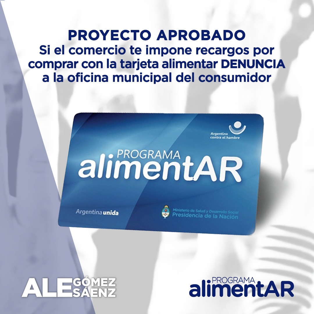 AleGomezSaenzok's tweet photo. @alferdez marcó el rumbo ayer en el inicio de sesiones: empezar por los últimos para después llegar a todxs. Para que el #ProgramaAlimentar funcione, es necesario que todes nos comprometamos a denunciar recargos o subas de precio injustificadas por utilizar la tarjeta. https://t.co/3eLsjvM1mc