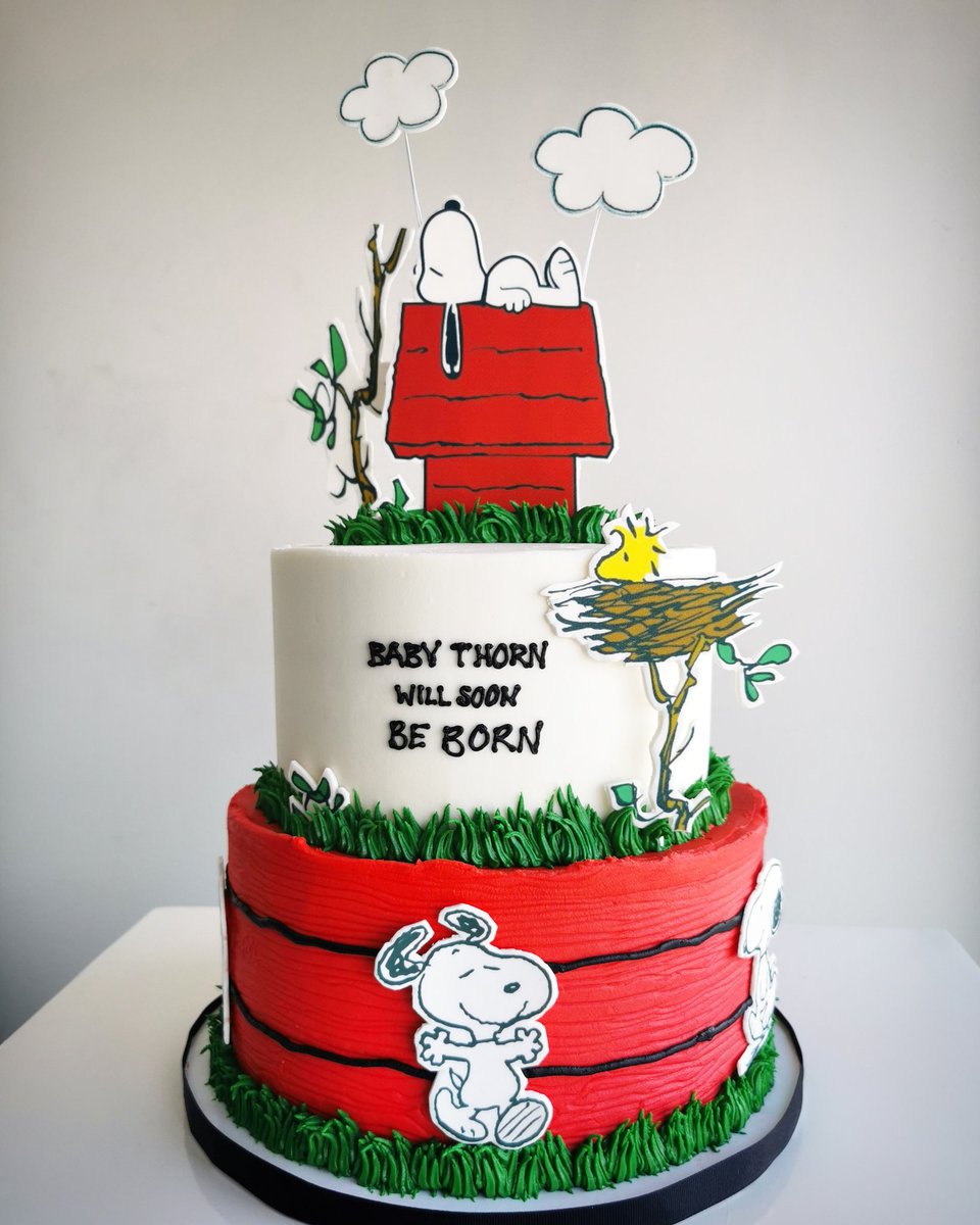 Lavishcupcakes's tweet photo. Snoopy Cake!!!! For a baby shower! 
##NUTFREE 
.
.
.
.
.
.

.
.
#caketrend #cakesofig #instagramcake #instacake #cakeart #cakeartist #vaughancakes #vaughanbakery #woodbridgebakery #northofsix  #buttercreamcake #buttercreambeauty #cakedecorating #cakesofinstagram #cakedecorating https://t.co/yDoVXxtl6I