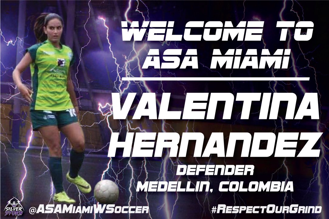 ASAMiamiWSoc's tweet photo. 🔥Welcome to ASA Miami Valentina!🔥 https://t.co/hew7igAatS