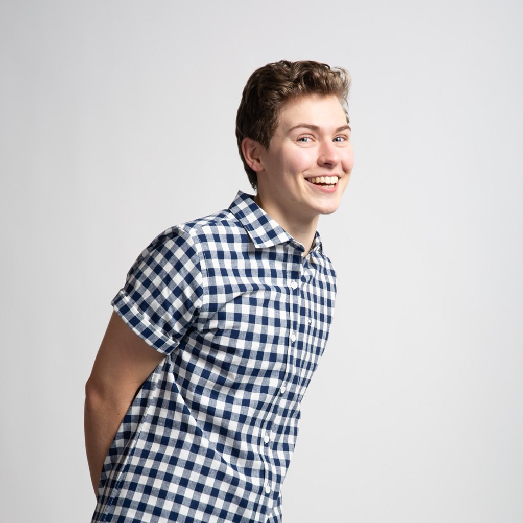PeauDeLoup's tweet photo. Surprise guest appearance: ARDEN! Only 1 of each size available in this sweet gingham shirt, so if you want it to be yours, don’t wait! https://t.co/8ffGvfdscB