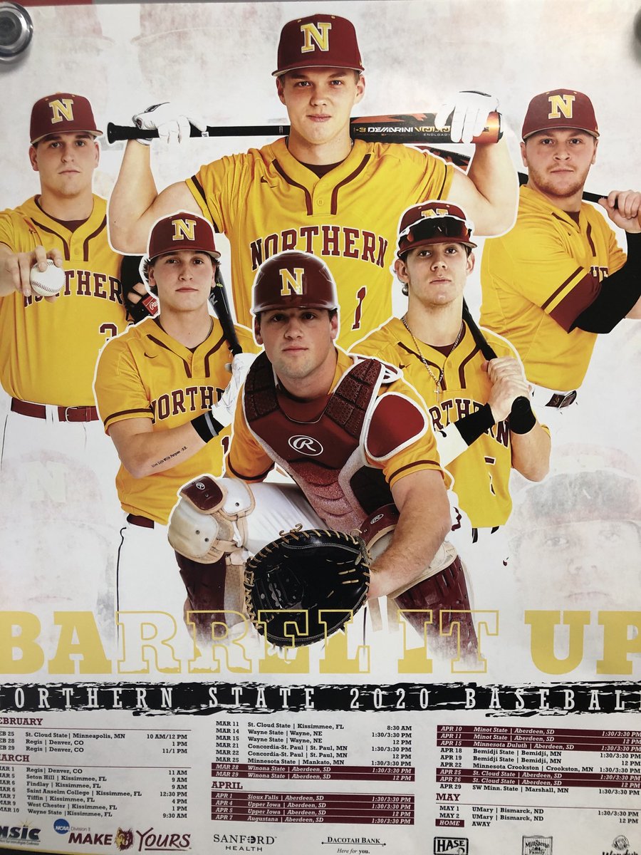 DeanBerry1's tweet photo. New schedule posters are in!  Good looking group. #GoWolves https://t.co/6MYKjpMikj