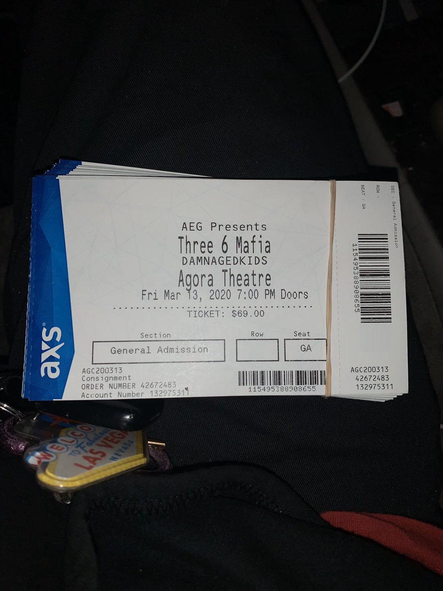 toomuchstocks's tweet photo. GIVING AWAY A FREE @damnagedkids &amp; THREE 6 MAFIA TICKET AT @AgoraCLE . RETWEET TO ENTER. https://t.co/YGdGx0b4G5