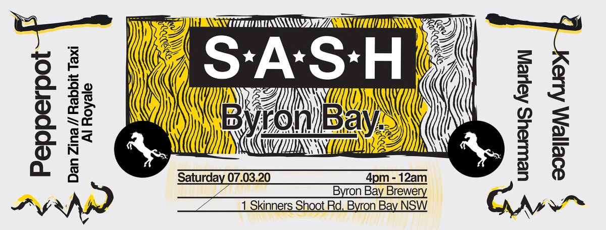 We are loading up the Kombi and packing the boards &amp; more records for our return to Byron Bay this Saturday

Tickets: bit.ly/2tMdsAt