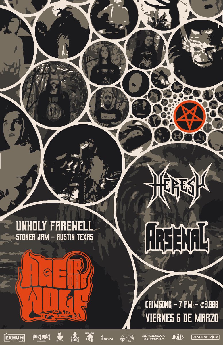 ageofthewolf's tweet photo. Last show before heading to #StonerJam2020. Will be playing with our brothers #ArsenalCR and @heresycr at #Crimsong. See you there!

#ageofthewolf #doom #doommetal #stoner #stonermetal #sludge #sludgemetal #fuzzworshipingdoom #costarica #weedian #420 https://t.co/nzbuxErsEj