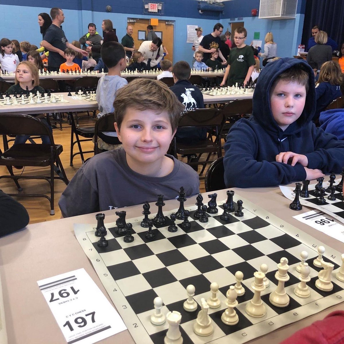 The HCA inaugural Chess Team made its move on the CYC world this year.
♟
None of these students had participated in a chess tourney prior to this school year!
♟
They competed in 4 tourneys &amp; many of them made it to FINALS!
♟
Next year they want to bring home the trophy! 🏆