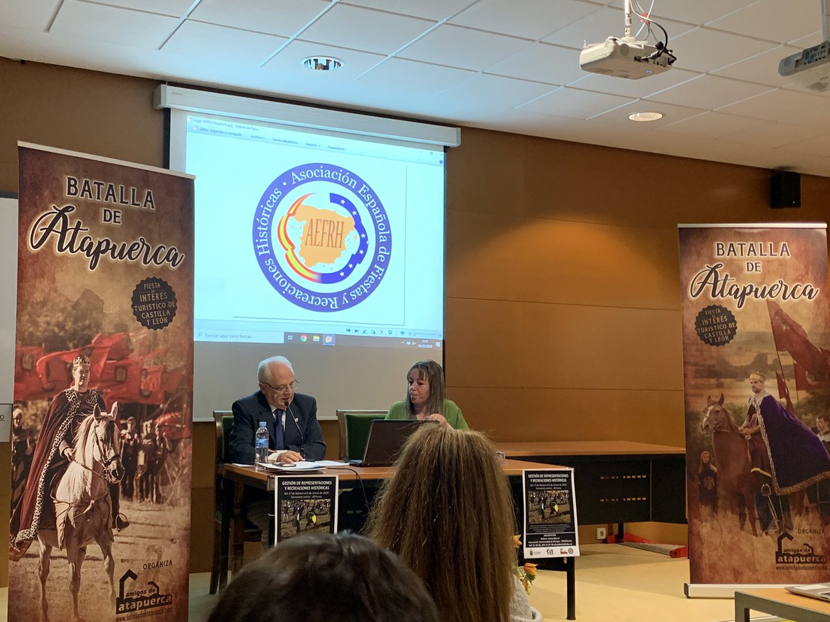 <a href="/findecidiano/">FinDeSemanaCidiano</a> presente en las #Jornadas de “Gestión de Representaciones y Recreaciones Históricas” en la <a href="/UBUCultura/">UBU Cultura</a> de la mano de <a href="/aefrh_/">Fiestas Históricas</a> <a href="/batallatapuerca/">Batalla de Atapuerca</a> #HistoriaViva