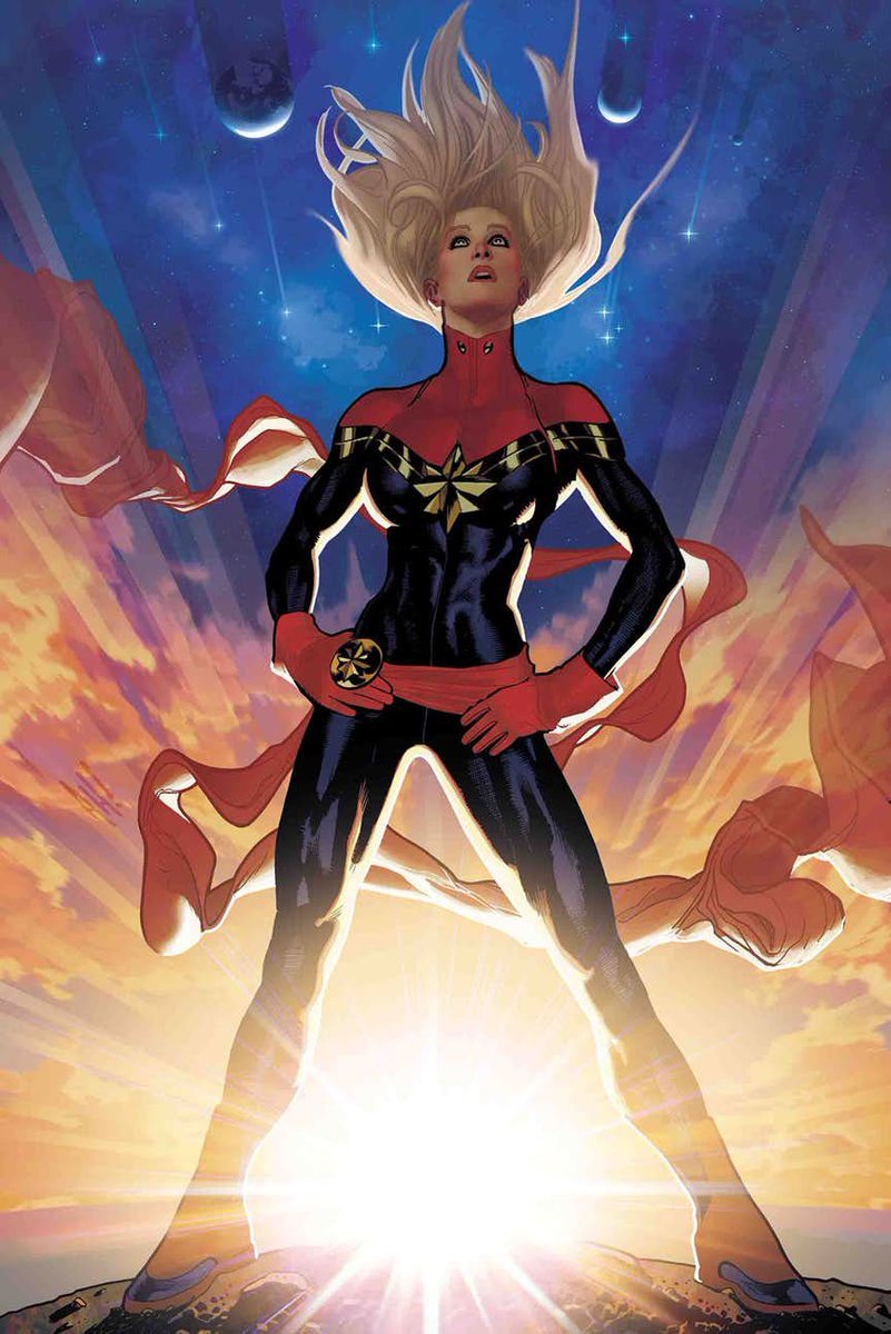 DAY 2: the character with the GREATEST rebranding in comics, CAROL DANVERS aka Captain Marvel! Carol Danvers was accidentally subjected to otherworldly radiation that transformed her into a superhuman warrior. Played by  @brielarson. Eternal enemy of fanboys.  #WomensHistoryMonth