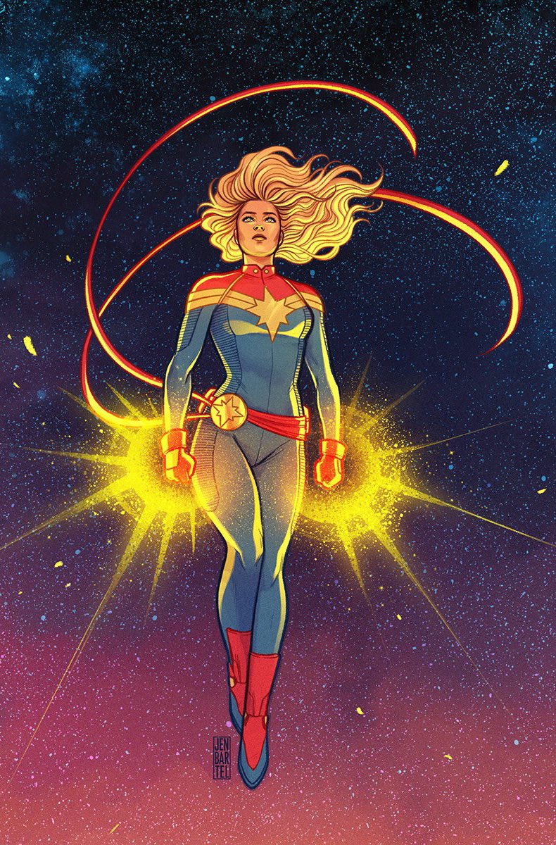 DAY 2: the character with the GREATEST rebranding in comics, CAROL DANVERS aka Captain Marvel! Carol Danvers was accidentally subjected to otherworldly radiation that transformed her into a superhuman warrior. Played by  @brielarson. Eternal enemy of fanboys.  #WomensHistoryMonth