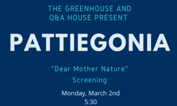 SewaneeResLife's tweet photo. TONIGHT at 5:30 come to the Q&amp;A House for a screening of 'Dear Mother Nature'. Following the screening, the Greenhouse will lead a discussion about the state of our planet. https://t.co/1cAkxuEZR2