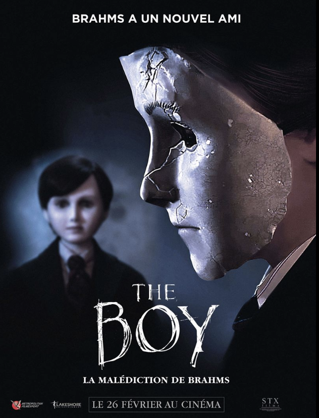 BO 1er week-end : 3e THE BOY : LA MALEDICTION DE BRAHMS une distribution <a href="/Metropolitan_Fr/">Metropolitan Films</a> totalise 82 405 entrées sur 202 copies.