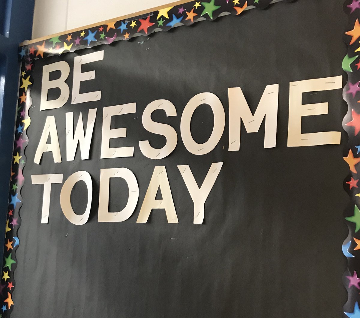 GuilderlandCSD's tweet photo. Thank you Guilderland Elementary for the reminder to be awesome today! #GoGES #MondayMotivation https://t.co/woE775r2wL