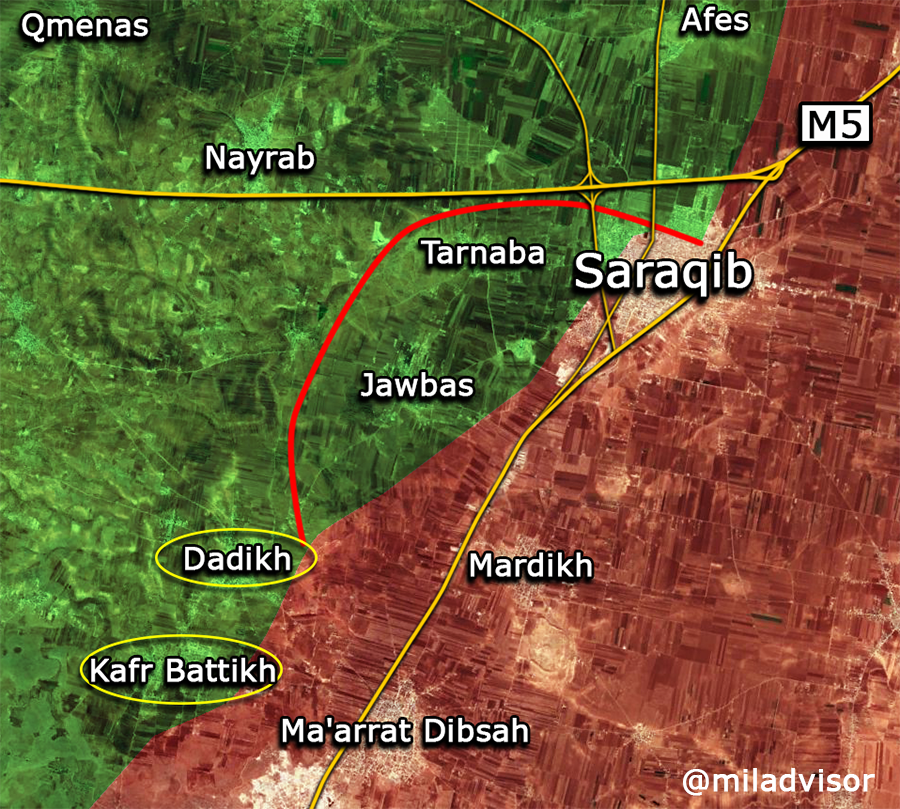 JacquesFrre2's tweet photo. ⚠️On signale des combats vers #Jawbas & #Tarnaba 💥
Replis de jihadistes vers #Dadikh & #KafrBattikh (à confirmer) 🔥
Frappes #RuAF W #Saraqib, #Binnish & #Nayrab 💥
‼️ Selon sources pro-jihadistes : plus de soutien aérien ni d'artillerie #TSK SE #Idlib (à confirmer) ‼️#Syrie https://t.co/urQ7O60VVZ