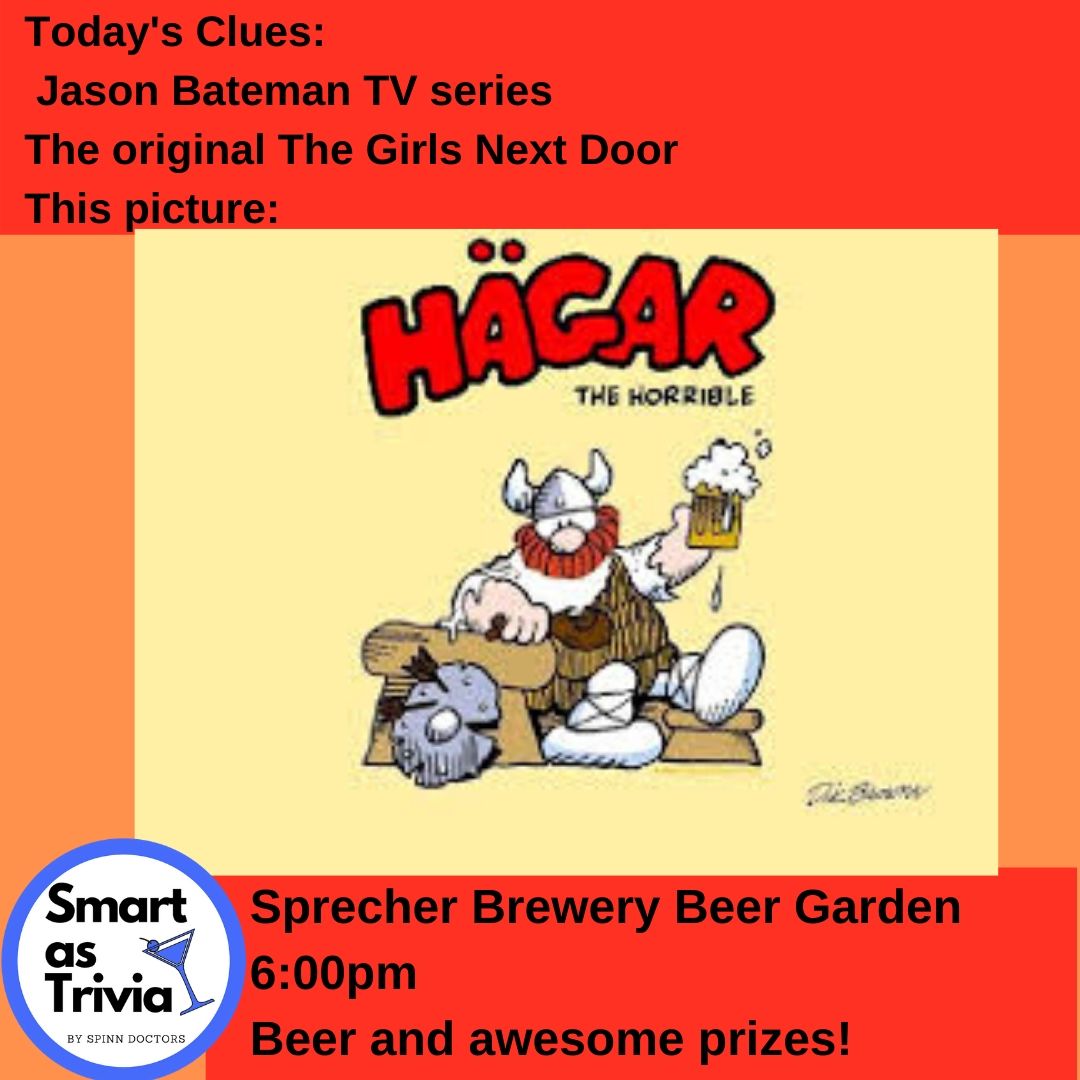 SmartAsTrivia's tweet photo. It's a beautiful day in Milwaukee. Enjoy the weather.
Come play #trivia at @sprecherbrewery in the beer garden with Robby tonight.
#teamtrivia #SmartAsTrivia #mondaynights #knowallthethings https://t.co/wdR5ZNkvkk