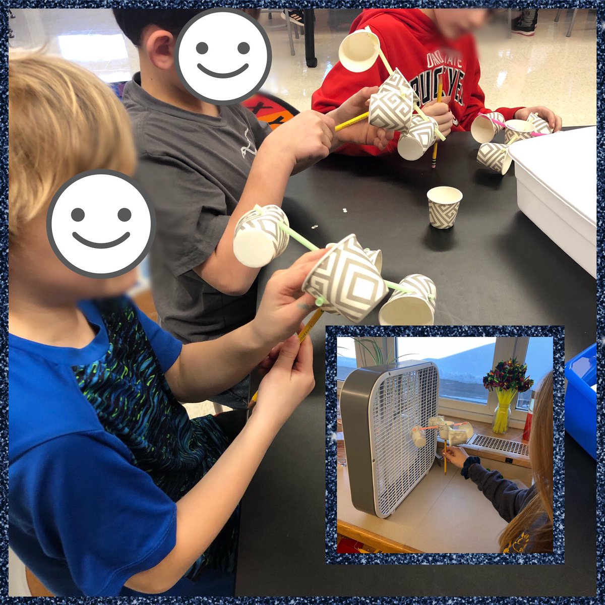 MathCoachJen's tweet image. 3rd grade students create & test anemometers during their current weather and climate unit of study. #ctreg14