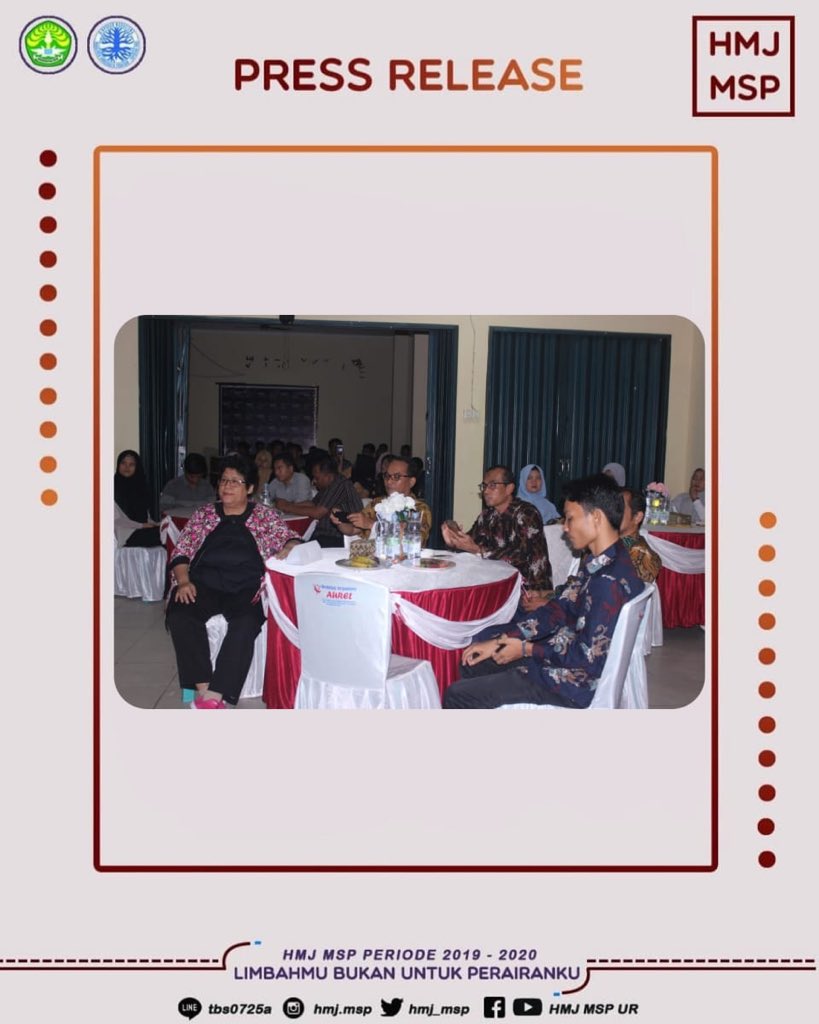HMJ_MSP's tweet photo. [MSP CELEBRATION 2019 | PRESS RELEASE]
-
Assalamu'alaykum warahmatullahi wabarakatuh

Telah terlaksana acara MSP Celebration yang merupakan salah satu agenda besar yang ditaja oleh HMJ MSP yang dihadiri oleh mahasiswa Jurusan MSP, alumni MSP, Dosen-dosen MSP beserta staf. https://t.co/MErCw2sjxK