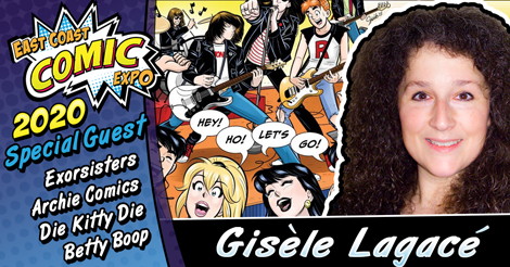ECCExpo's tweet photo. Happy Monday! Please join us in welcoming back Gisèle Lagacé!
.
.
https://t.co/Px2kdDeoq4
.
#ECCE #ECCE2020 #exorsisters #archie #Archiecomics #diekittydie #bettyboop #riverdale #menagea3 #ImageComics #IDW #Jemandtheholograms #dynamiteentertainement #marvel #chapterhouse https://t.co/g5aqKUw2Ks