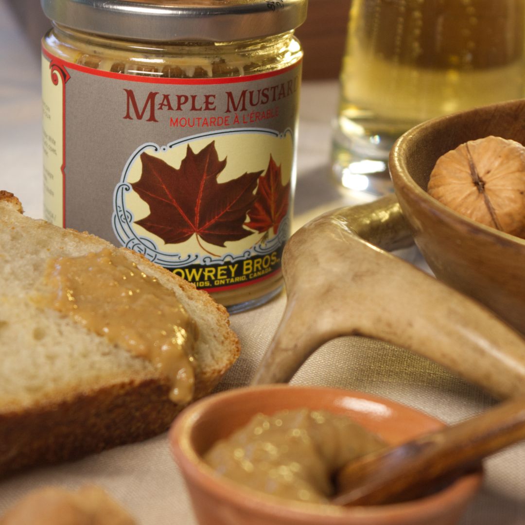 Sweet with a bite, our homemade gourmet mustard is great as a dip, marinade or as a spread! 🍁

Shop our Maple Mustard by visiting our website here: fal.cn/36R5G.