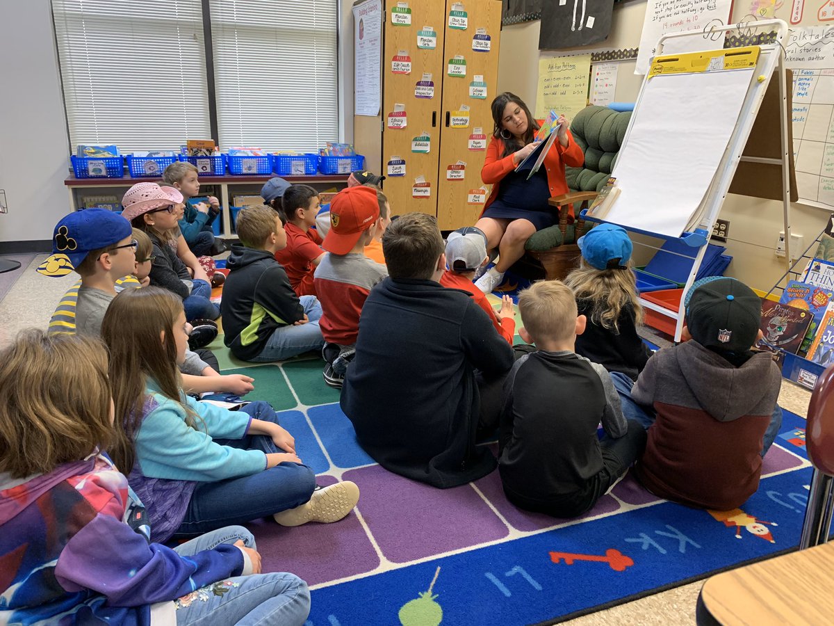 TRUTKD's tweet photo. TRU has been MIA on Twitter for about 3 years. Well we are back! Here is a picture from Master Terranova and Master Sara-Anne’s visit to Friedberg Elementary to read for Dr. Suess Day / Read Across America! @MariveeMiles @dcsnc https://t.co/sYYNKbtIXv