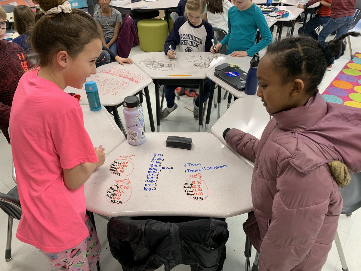 DCemelli's tweet photo. Thinking critically with adding and subtracting decimals today. @GoshenPostES #GoGPGators https://t.co/rrjKZVXiIo