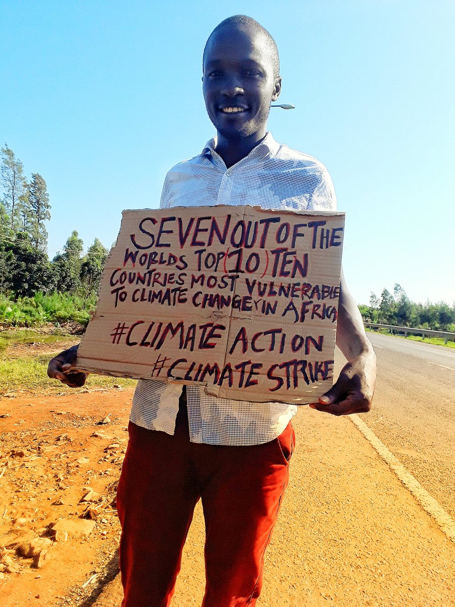 24) Thiga wa Muracia,  @thigamuracia, is a climate activist from Kenya, who fights for various campaigns, including ours!