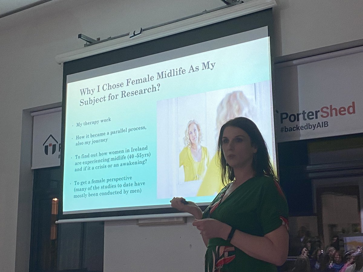 Is midlife a crisis or an awakening for women? Psychotherapist Mary Lynn shares her research at #300Seconds #MakingItHappen. “My hope is that women in midlife are seen and heard”