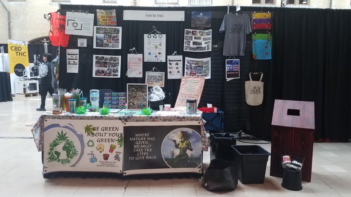 EraseTheTrace's tweet photo. We are #talkingtrash at the MoCannBizCon + EXPO in StLouis today and tomorrow. 

In this new up and coming industry, let's remember to be green about our green 💚 Stop by and say hi!!

#mocannbizcon2020
#erasethetrace #greenlove https://t.co/DyUUsSvTb0