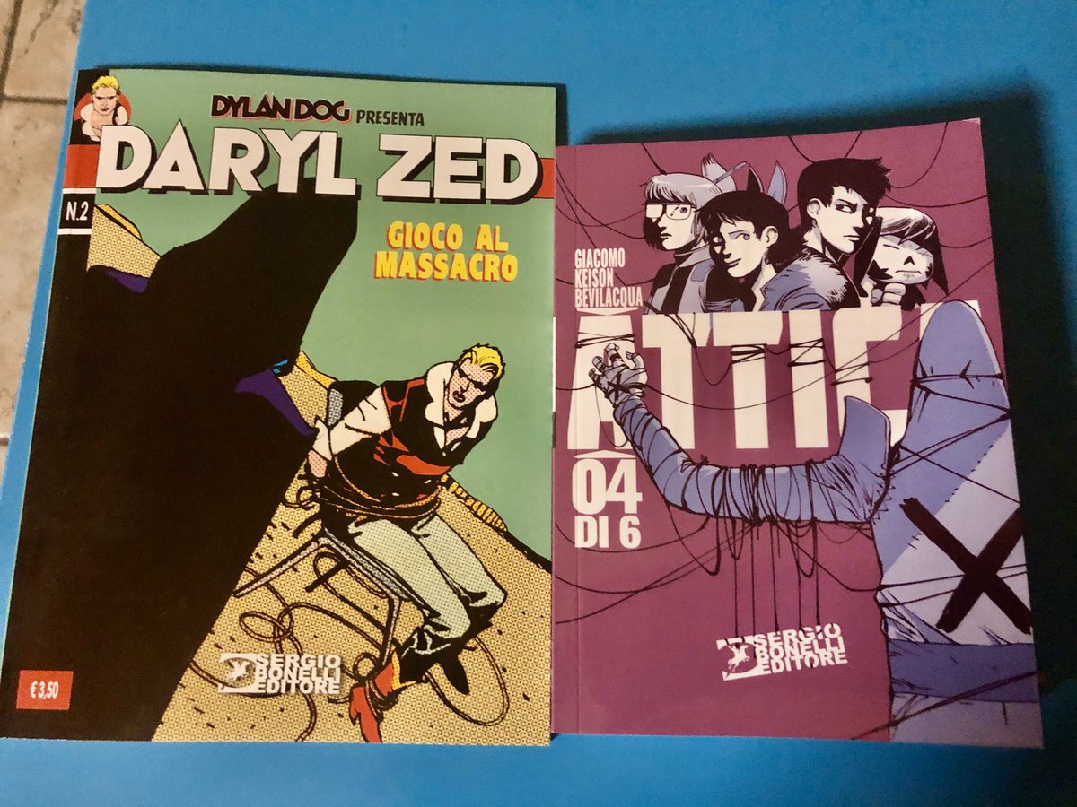 nerditudine's tweet photo. Nuovi arrivi dalla #sergiobonellieditore : #darylzed 2 e #attica 4 di 6 https://t.co/jp725ogTZH